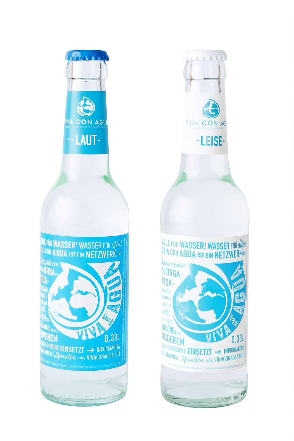 Viva con Aqua Still und Mineralwasser 0.33l